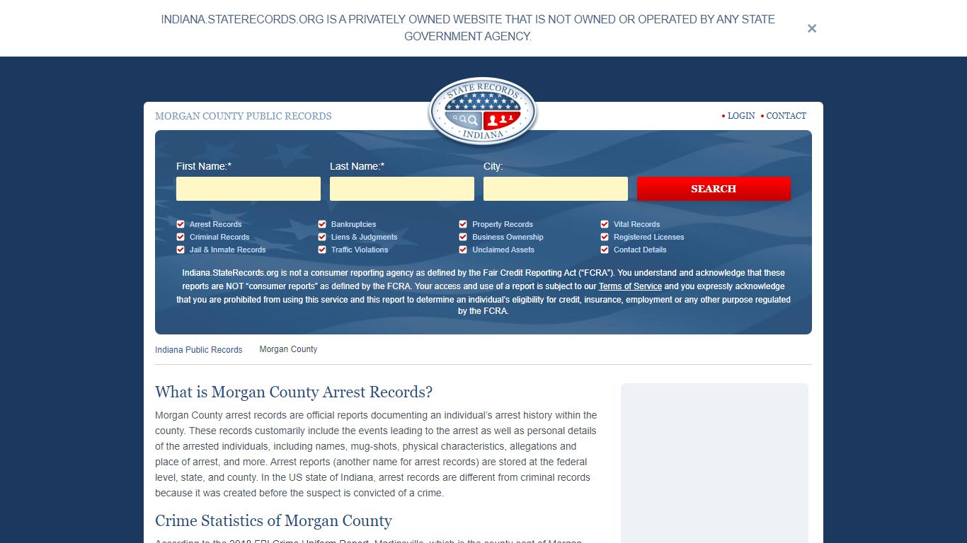 Morgan County Arrest, Court, and Public Records | StateRecords.org